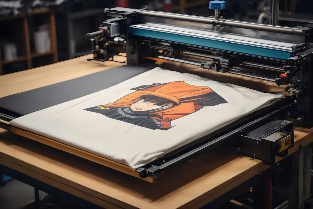 Transfert DTF d’un visuel sur un t-shirt